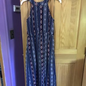 Tribal Print Maxi Dress